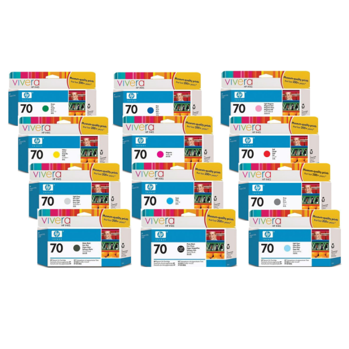 Pack Cartouche d'encre HP 70