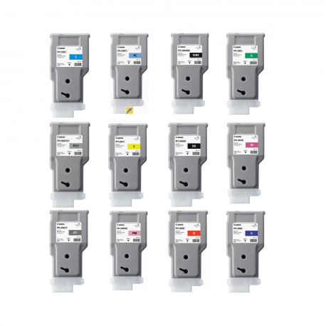 Pack Cartouche d'encre CANON PFI 206 - 300 ml