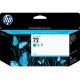 Cartouche d'encre cyan HP 72 130 ml