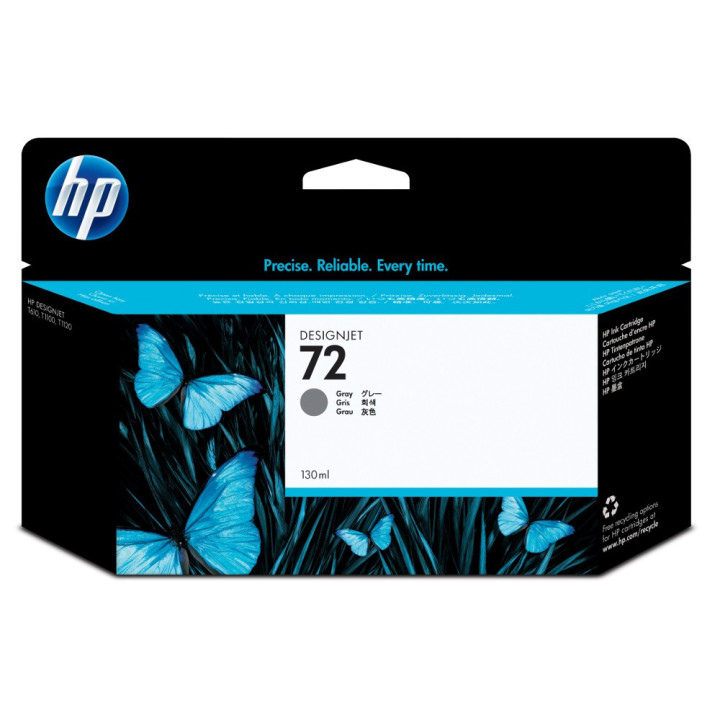 Cartouche d'encre grise HP 72 130 ml