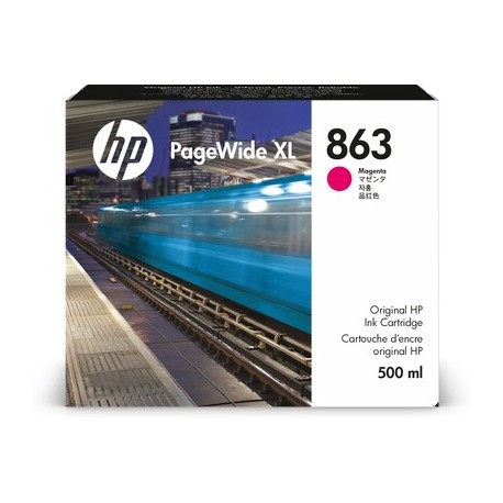 Cartouche d'encre HP 863 Magenta 500 ml