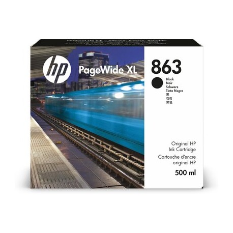 Cartouche d'encre HP863 Noir 500 ml