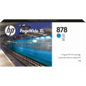 Cartouche d'encre HP878 Cyan 1 litre 312Z2A
