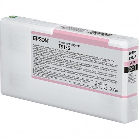 Cartouche d'encre EPSON T1936 Magenta clair - 200 ml