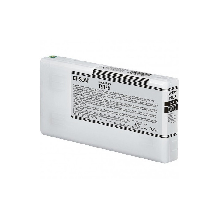 Cartouche d'encre EPSON T1938 Noir mat - 200 ml