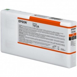 Cartouche d'encre EPSON T913A Orange  200 ml
