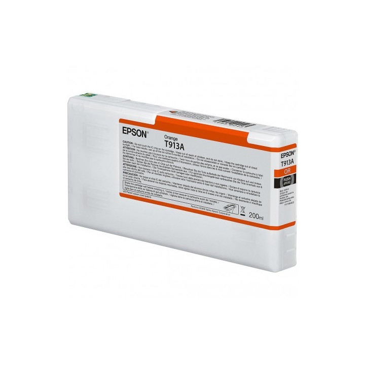Cartouche d'encre EPSON T913A Orange  - 200 ml