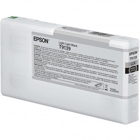 Cartouche d'encre EPSON T913900  Gris Clair 200ml