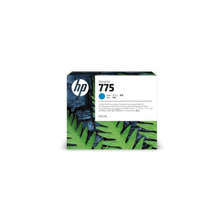Cartouche d'encre HP 775 Cyan 500 ml