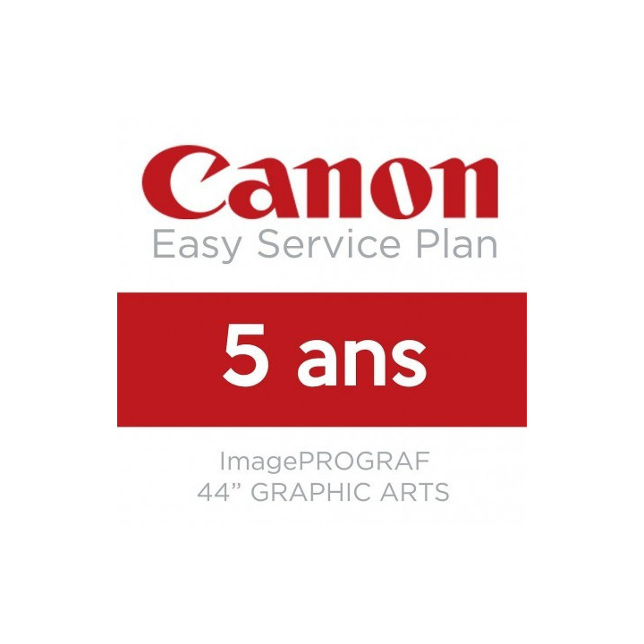 Extension de garantie CANON 5 ans - 44 pouces GRAPHIC ART