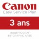 Extension de garantie CANON 3 ans - 44 pouces GRAPHIC ART
