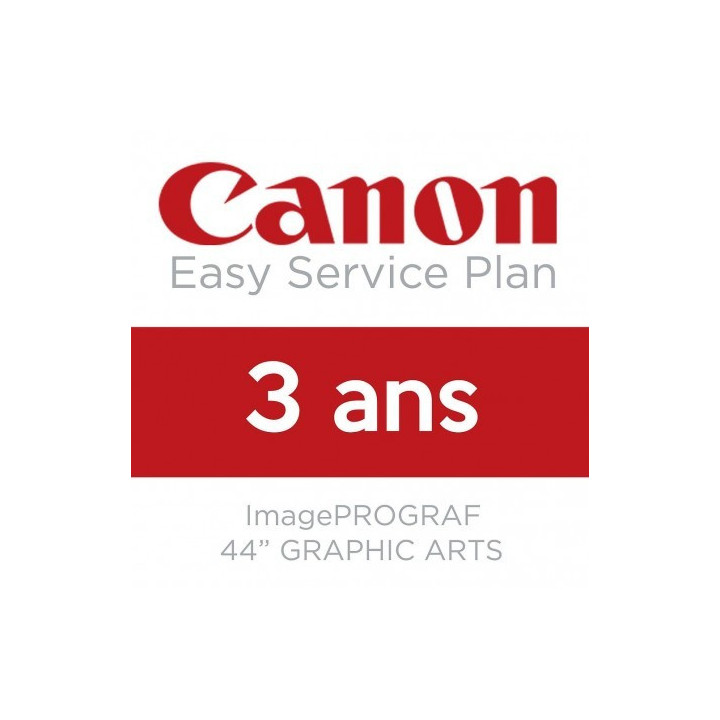 Extension de garantie CANON 3 ans - 44 pouces GRAPHIC ART