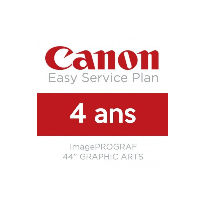 Extension de garantie CANON 4 ans - 44 pouces GRAPHIC ART
