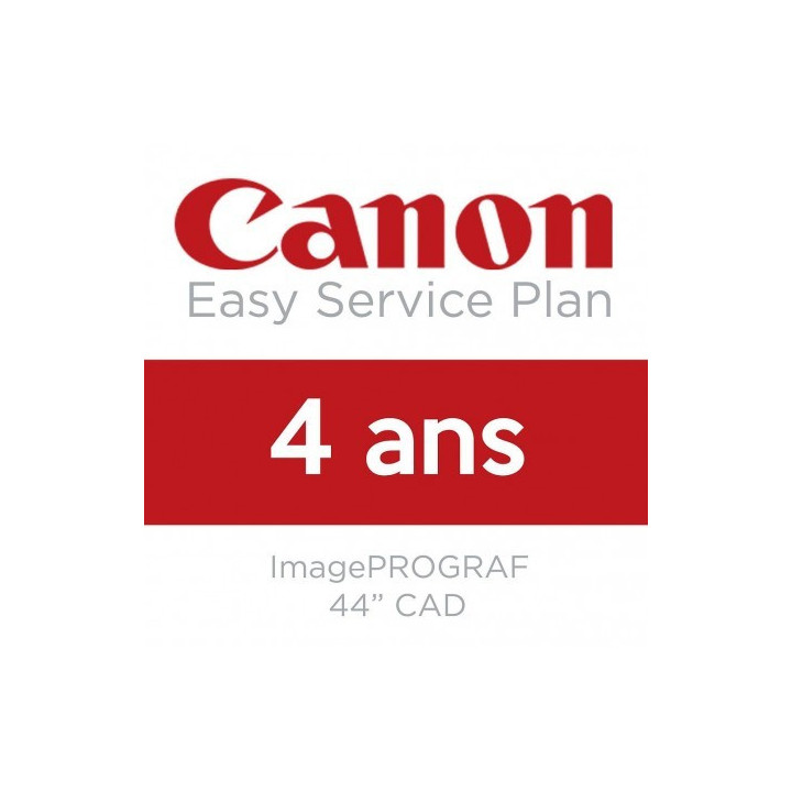 Extension de garantie CANON 4 ans - 44 pouces CAD