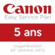Extension de garantie CANON 5 ans - 60 pouces GRAPHIC ART