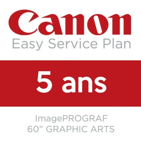 Extension de garantie CANON 5 ans - 60 pouces GRAPHIC ART