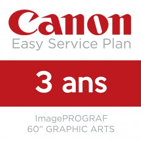 Extension de garantie CANON 3 ans - 60 pouces GRAPHIC ART
