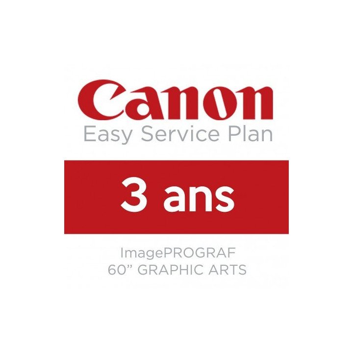 Extension de garantie CANON 3 ans - 60 pouces GRAPHIC ART