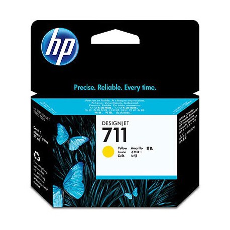 Cartouche d'encre Jaune HP 711 29ml