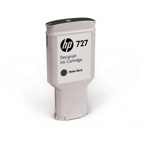 Cartouche d'encre Noir Mat HP727 130ml