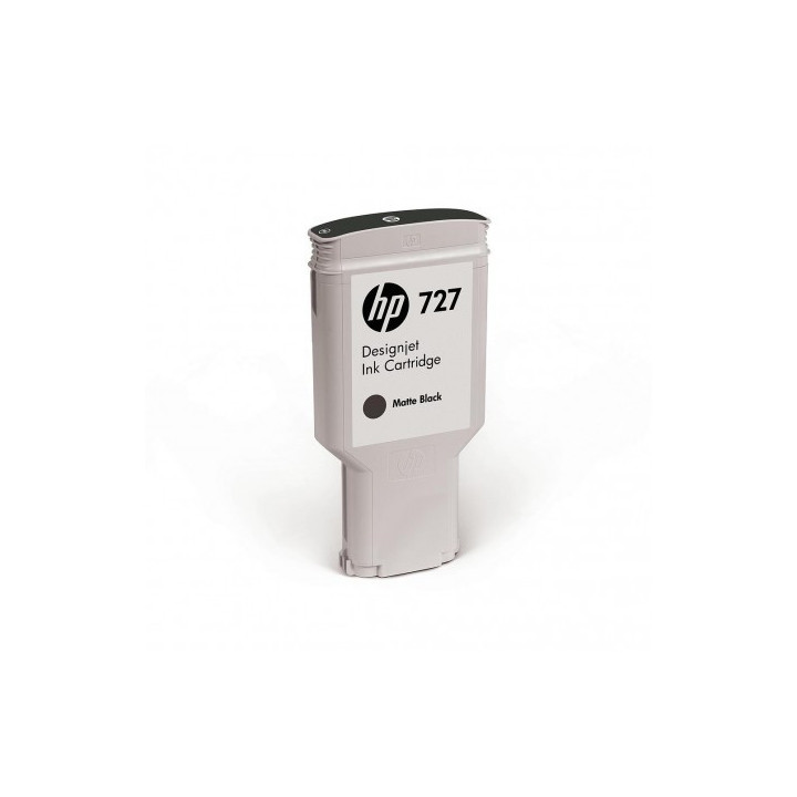 Cartouche d'encre Noir Mat HP727 130ml