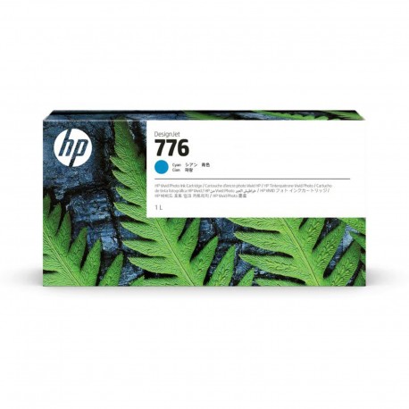 Cartouche d'encre HP 776 Cyan 1000 ml