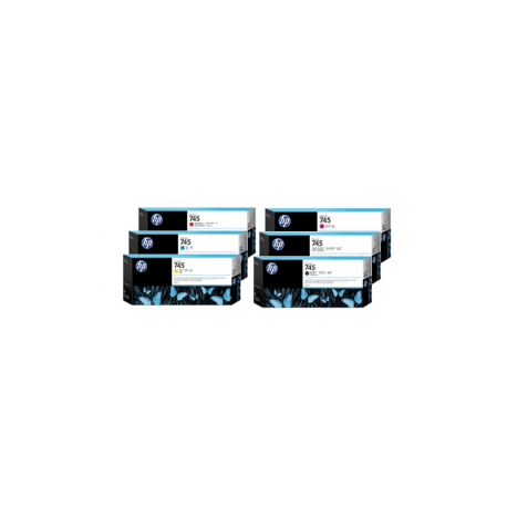 Pack Cartouche d'encre HP 745 -300 ml
