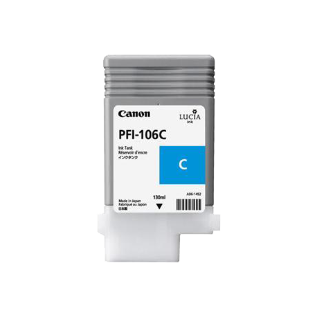Cartouche d'encre CANON Cyan PFI-106 C 130Ml