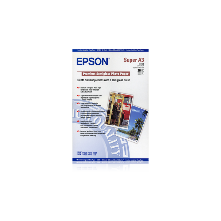 Papier Photo Epson Semi Glacé 251 g/m² A3+ C13S041328