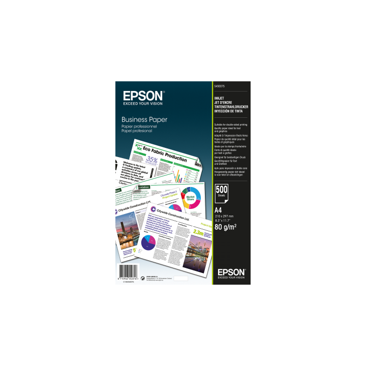 Papier professionnel EPSON 80g/m² A4 - 500 feuilles