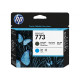 Tete d'impression Noir Mat/Cyan HP773