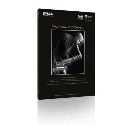 Papier Photo EPSON Traditionnel 325g/m² A4 - 25 feuilles