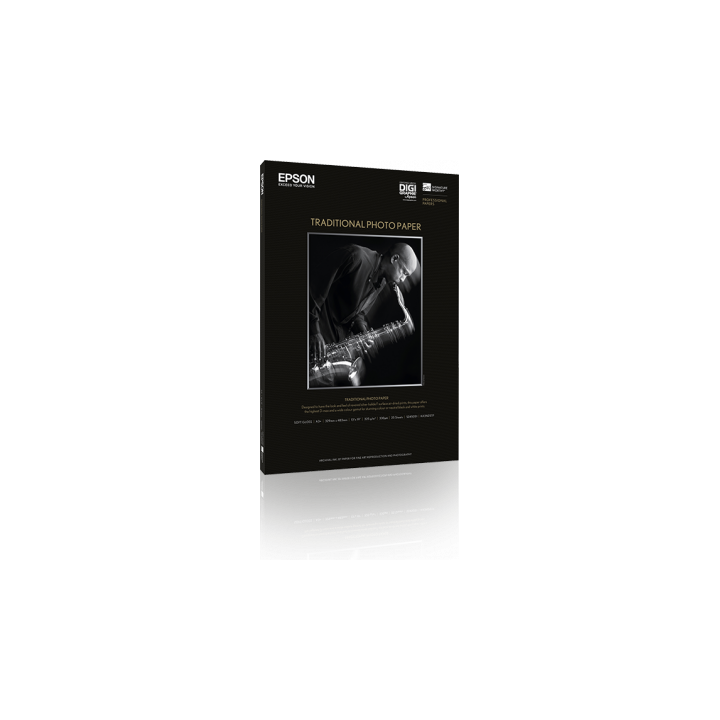 Papier Photo EPSON Traditionnel 325g/m² A3+ - 25 feuilles