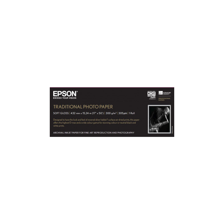 Papier Photo EPSON Traditionnel 300g/m² A2