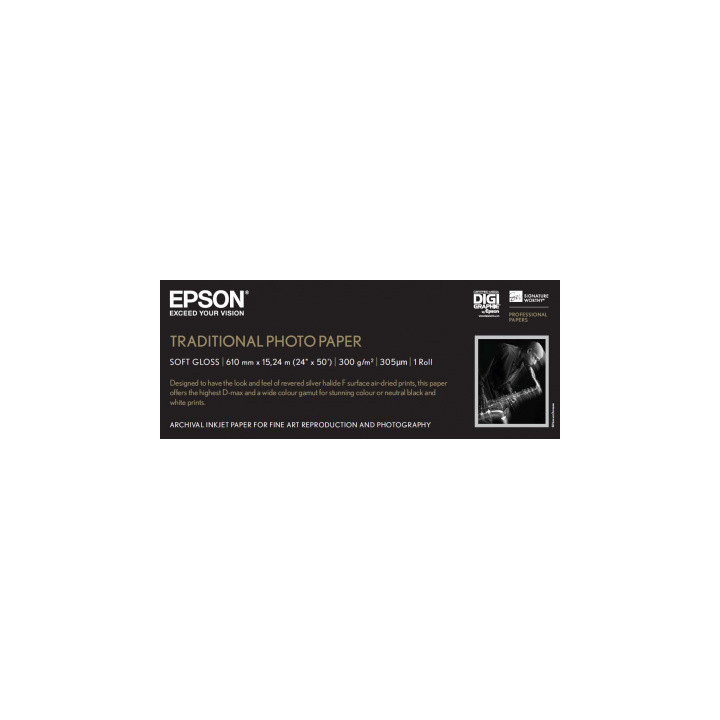 Papier Photo EPSON Traditionnel 300g/m² A1