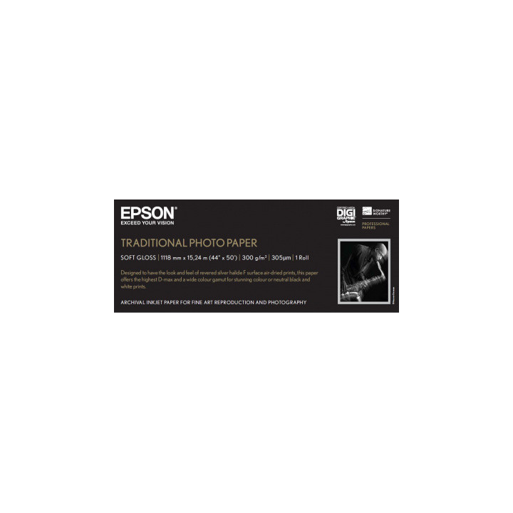 Papier Photo EPSON Traditionnel 300g/m² A0+ 44"