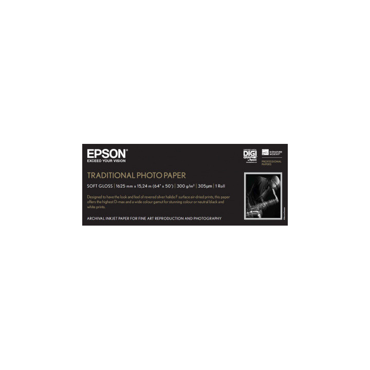 Papier Photo EPSON Traditionnel 300g/m² A0+ 64" x 15m