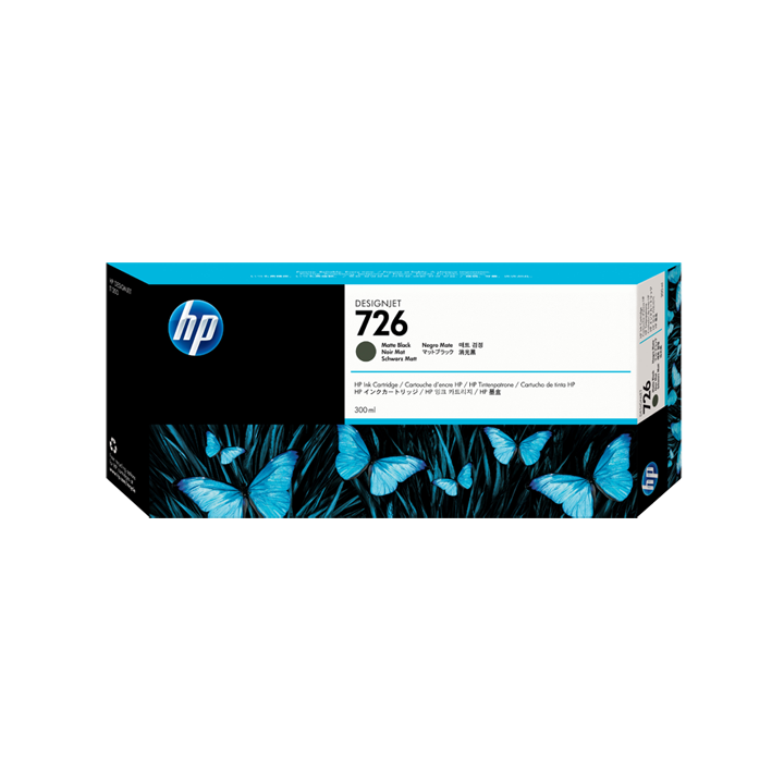 Cartouche Noir Mat HP726 300ml