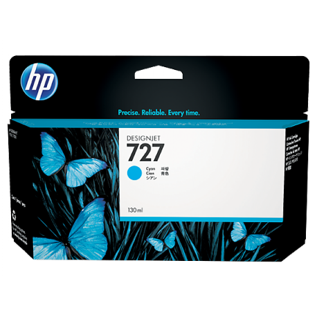 Cartouche d'encre Cyan HP727 130ml