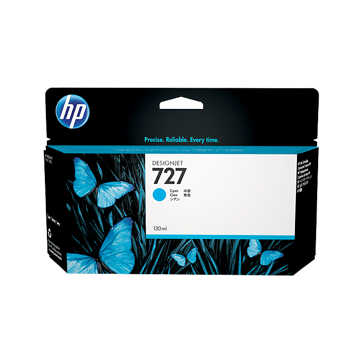 Cartouche d'encre Cyan HP727 130ml