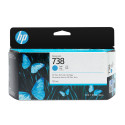 Cartouche encre Cyan HP 738 130ml (498N5A)