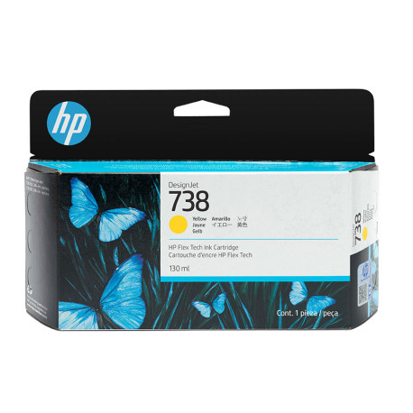 Cartouche encre Jaune HP 738 130ml (498N7A)