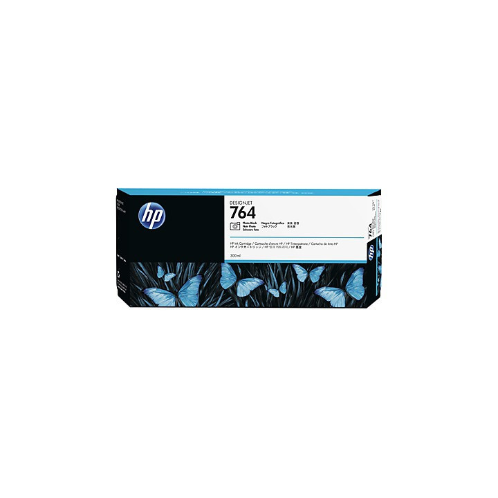 Cartouche d'encre Noir Photo HP764 300ml