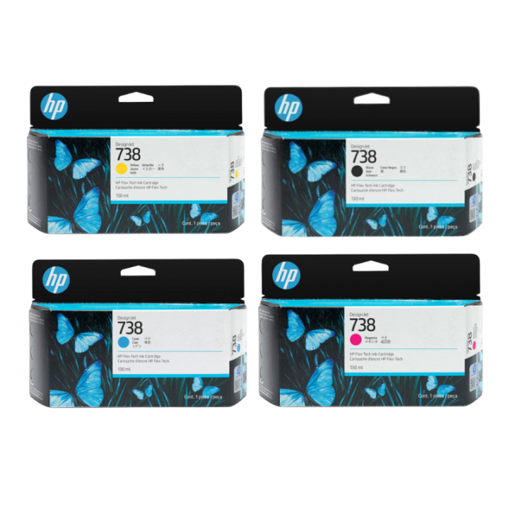 Pack Cartouche d'encre HP 738 - 130 ml