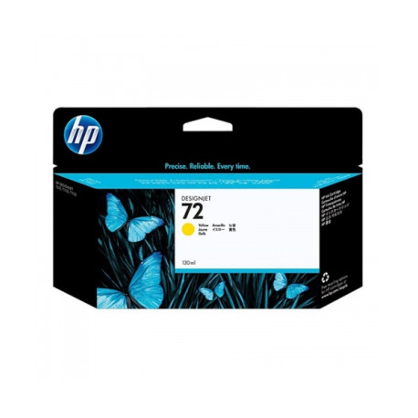 Cartouche d'encre jaune HP 72 130 ml