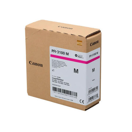 Cartouche d'encre CANON PFI-3100M Magenta 160ml