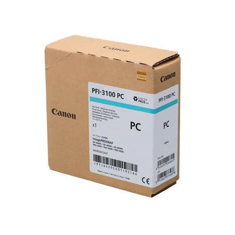 Cartouche d'encre CANON PFI-3100PC Cyan Photo 160ml