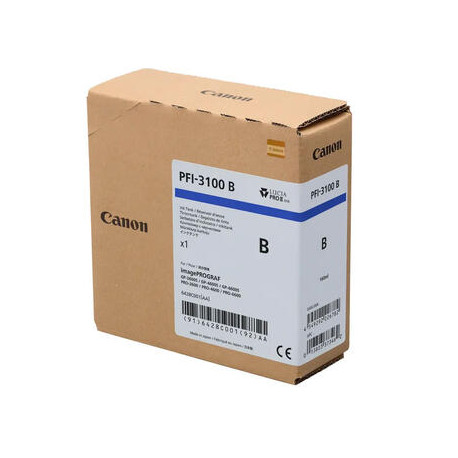 Cartouche d'encre CANON PFI-3100B Bleu 160ml