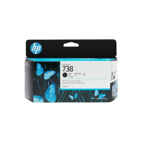 Cartouche encre Noire Mate HP 738 130ml (498N4A)