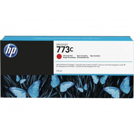 Cartouche d'encre Rouge Chromatique HP773C 775ml